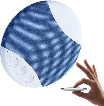 Hoofdkussenluidspreker - Slaap audio apparaat - Rustgevend slapen - Blokkeert storende geluiden - 10 x 2 x 10 cm - Wit