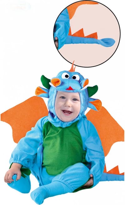 Fiestas Guirca - Draak baby (18-24 maanden) - Carnavalskleding - Carnaval - carnavalskleding 2027 - Carnaval kostuum
