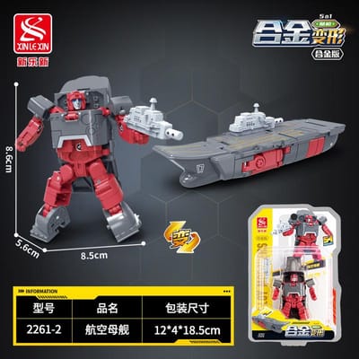 GUDI Assemble Metaal Combinatie Robots Transformatie Zee Land Lucht Vliegtuig Actiefiguur Auto Vliegtuig Schip Legering Model Speelgoed