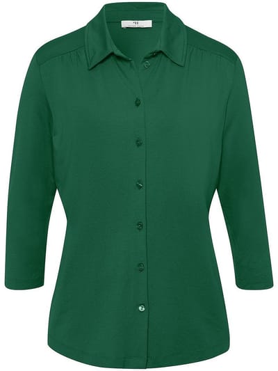 Jerseyblouse 3/4-mouwen Van Peter Hahn groen