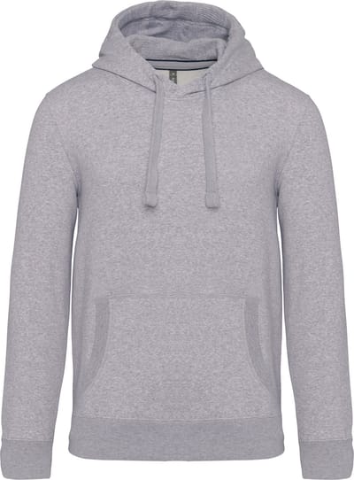 Kariban Hoodie met Capuchon en Kangoeroezak Oxford Grijs - 4XL