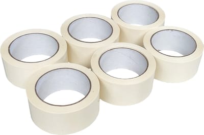 Kortpack - PVC-tape - 48mm x 66mtr - Wit - 6 rollen per verpakking - Lang houdbaar - Goede plakkracht - Low-noise - Verpakkingstape - (020.0457)