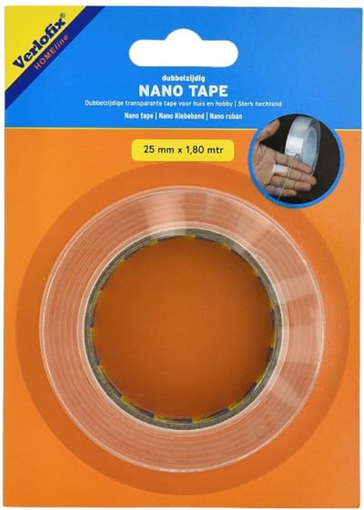 Verlofix Nanotape Dubbelzijdig klevend 25mm x 1.8m