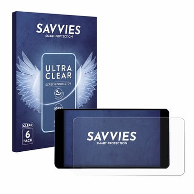 Savvies - Screenprotector voor Zontes 350D - Folie Beschermfolie transparant 6 Stuks