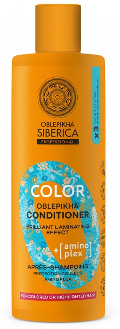 Natura Siberica Oblepikha Color Kleurbeschermende Conditioner Amino Plex 400 ml