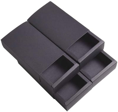 Dailygoods- Geschenkverpakking Hoogwaardig Kraftpapier - Schuifdoosje - Voor Zeep/Sieraden/Snoep - Stevig en Duurzaam - Verschillende Maten - Voor Feestjes/Festivals - Cadeauverpakking