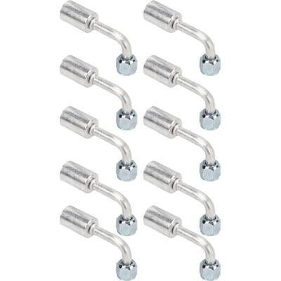 10 Stuks 38in Airconditioning 90 Graden Beadlock Aluminium AC Splicer Slangkoppelingen Adapter