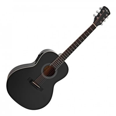 Parlour Elektro-akoestische Gitaar van Gear4music, Zwart
