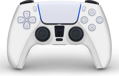 Silicone hoesje voor Playstation 5 (PS5) controller: Wit