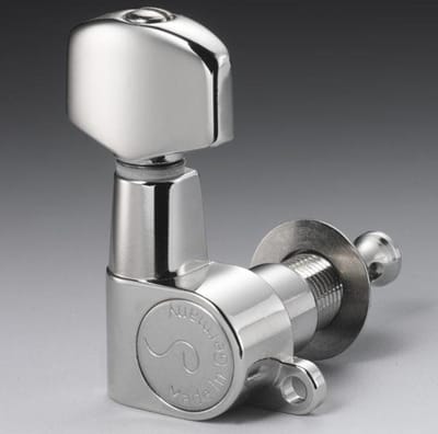 Schaller M6 Mini A 3L3R chrome - Stemmechaniek voor gitaar