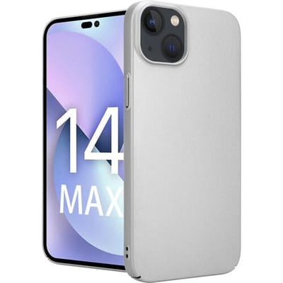 ShieldCase telefoonhoesje geschikt voor Apple iPhone 14 Plus ultra thin case - zilver - Dun hoesje - Ultra dunne case - Backcover hoesje - Shockproof dun hoesje
