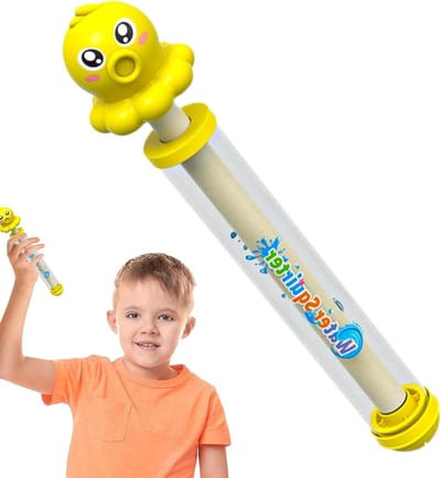 Watersproeier Speelgoed - Zomer Accessoire - Verfrissend Spelen - Octopus Design - 27 cm - Geel