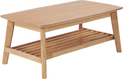 TULARE - Salontafel - Lichtbruin - Rubberhout