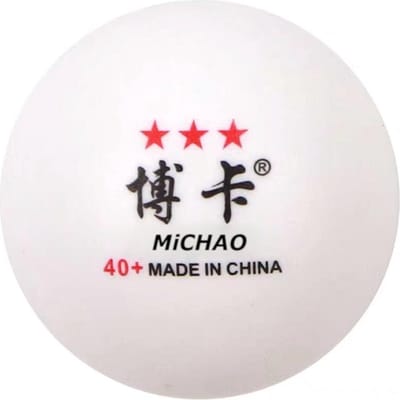 Racketclub Michao - Tafeltennis -Pingpong-Tafeltennisballen-Pingpongballen -Tafeltennis oefenballen-Professionele originele Tafeltennis ballen-3 sterren tafeltennisballen- Per 100 stuks - 40+ mm - Naadloos - Alleen oranje