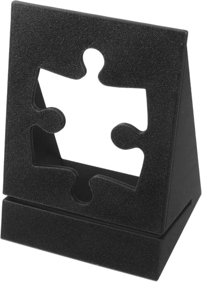 Puzzel Box Houder - Referentie Standaard - Puzzel Hulp - Stevige PLA Basis - 13.5x10x8.3cm - Zwart