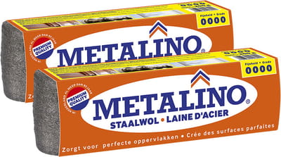 Metalino staalwol 0000 - 2 x 200 gram