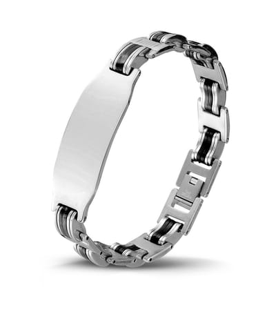 Montebello Armband Davied - 316L Staal - Graveer - 13mm - 21cm