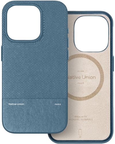 Native Union, Beschermhoes Geschikt voor Apple iPhone 16 Pro Classic MagSafe, Blauw