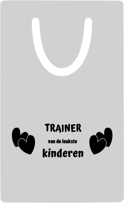 Hacebo® - trainer van de leukste kinderen metalen boekenlegger - Trainer - de leukste trainer - verjaardag - cadeautje voor trainer - kado - geschenk Bladwijzer boekenleggers - 7.6 cm x 5cm