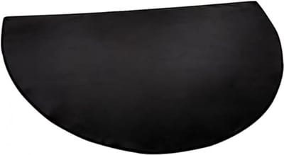 haardmatten brandwerend - haard Vuurvaste mat - Brandwerende mat - vuurkorfmat brandwerende vloerbedekking beschermer - hittebestendige mat - zwart - fiberglas - 122*76 cm