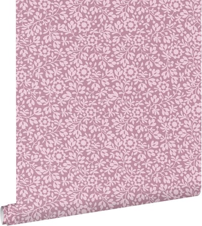 ESTAhome behang bloemetjes paars - 50 x 900 cm - 131675