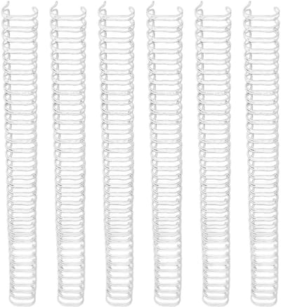 Allecto - Dubbele Lus Draadbinderrug - 180 Vel Capaciteit - Metalen Bindlijnen - Wit - Ideaal voor Documenten - Perfect voor A4-papier