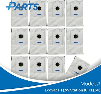 Ecovacs Deebot T30S AI Stofzakken (12 Stuks, Plus.Parts® alternatief voor DDB030025)