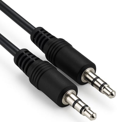 Jack Kabel 3.5 mm - Male to Male - Universeel - Zwart - 0,5 meter - Allteq