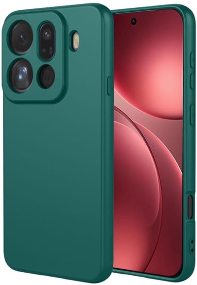 Coverup Hoesje - Geschikt voor OPPO Find X9 Pro Hoesje - Coverup Colour TPU Back Cover - Donkergroen
