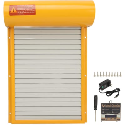 Kippenhok Deur Timing Modus Handmatige Modus Robuuste LED Display Controller Auto Kippenhok Deur geel