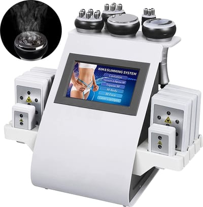 Cavitatiemachine - Babiloon 7 in 1 professionele schoonheidsmachine, multifunctionele multifunctionele lichaamsbeeldhouwmachine met radiofrequentie, verstevigende rimpelverwijdering Vacuümreductieapparaat voor gezicht Taille dij en bil