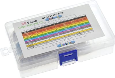 TIN-IN - Weerstand kit - 600 stuks - Metal Film Weerstand