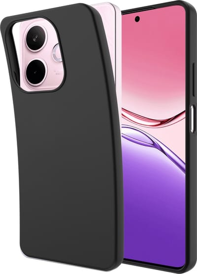 Just in Case hoesje geschikt voor Oppo A5 Pro (5G) Hoesje Siliconen - Flexibele Case - Zwart