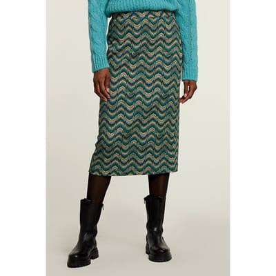 River Woods Multi Jacquard Midi Skirt Size: XS | Midi Skirts Outlet | Dames |