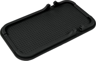 Benson Anti-slip mat en telefoonhouder - 84 x 161 mm - zwart - 2-in-1 ontwerp