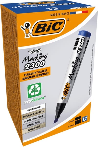 Marker 2300 Permanent Blauw Ds/12.