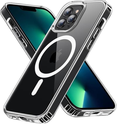 Backcover geschikt voor: iPhone 13 Pro Max - Compatibel met Magsafe - Magnetisch Hoesje - Magsafe Case - Doorzichtig