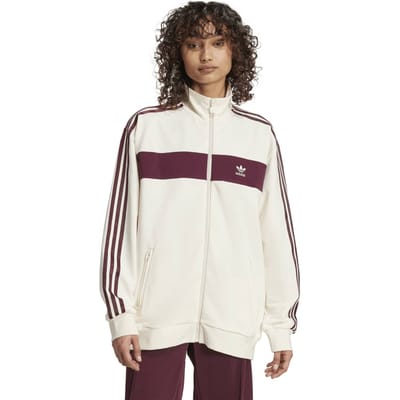 Adidas Originals Blocked Track Top Cream White Maat: XL | Sport Jassen Outlet | Dames | Creme