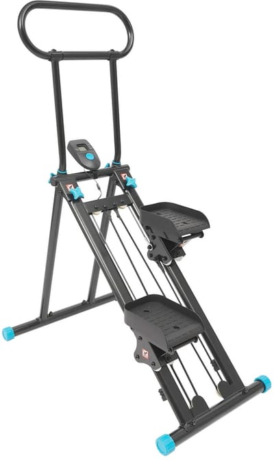 Benelux Select Stepper Fitness – Stepper Fitnessapparaat – Stepper – Tot 136 kg – Opvouwbaar – Full-Body - 55,8 x 83,8 x 116,8-127 cm