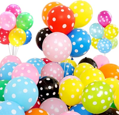 Feestballonnen - Polkadot ballonnen - 100 stuks - Gestippelde latexballonnen - Meerdere kleuren - Latex ballonnen - Feestdecoraties - Verjaardag - Bruiloft - Babyshower