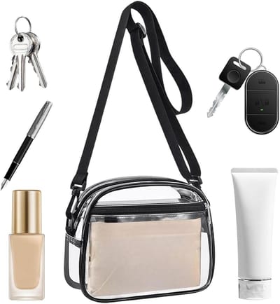 Transparante Schoudertas - PVC Tas - Concert Bezoek - Waterdicht Ontwerp - 23.5 cm - Transparant