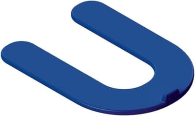 Karl Dahm Voegenafstandhouders U-vorm, elk 100 st. I Robuuste afstandhouders van kunststof I Ideaal voor het leggen van wand- en vloerplaten I tegelafstandhouders (2,0 mm)
