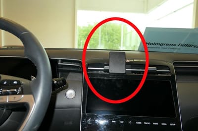 Brodit ProClip houder geschikt voor Hyundai Tucson 2022-2024 / Santa Cruz 2022 - Angled mount