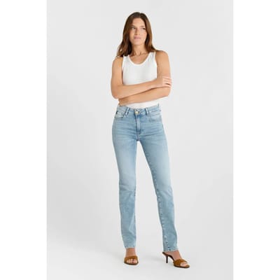 Skinny Jeans Le Temps des Cerises Jeans push-up recht hoge taille PULP, lengte 34