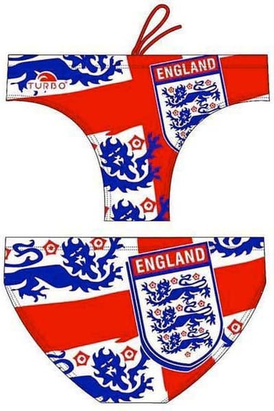 Turbo England Shield Zwemslip Rood 2XL Man