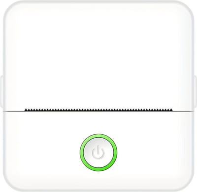Mobiele Fotoprinter - Mini Printer - Pocket Printer - Voor Mobiel - Draadloos - Wit