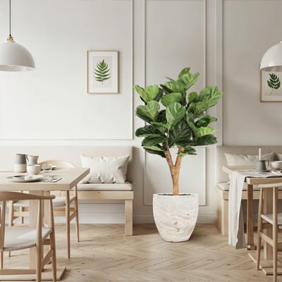 Lyrata Deluxe Y Kunstboom 130cm in pot
