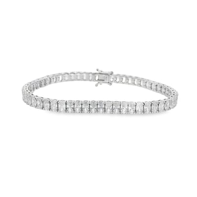 Juwelier Zwartevalk zilveren (gerhodineerd) tennisarmband - 23.388/18cm