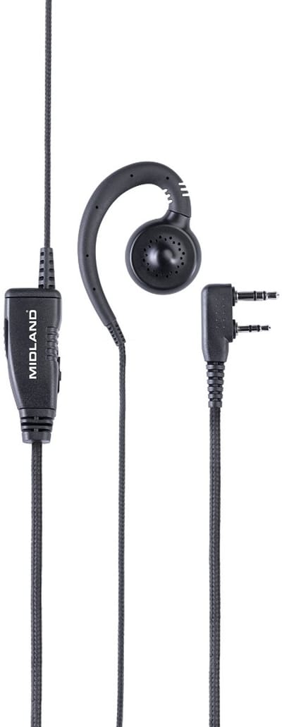 Mildand C1670 MA-29LK C-ring oortje voor 2-Pins Kenwood portofoons HD-speaker