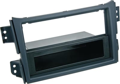 2-DIN Paneel geschikt voor Opel Agila (FXB22/FXB32) - Suzuki Splash (FXB22/FXB32) 04/2008 -10/2014 - Kleur: Zwart